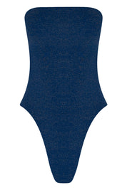 Tube One Piece Swimsuit - Abyss shimmer