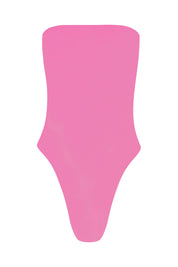 Tube One Piece Swimsuit - Guava