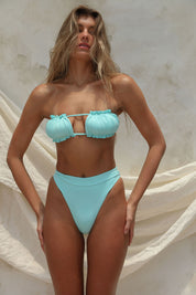 Ruffle Bikini Top - Island Paradise