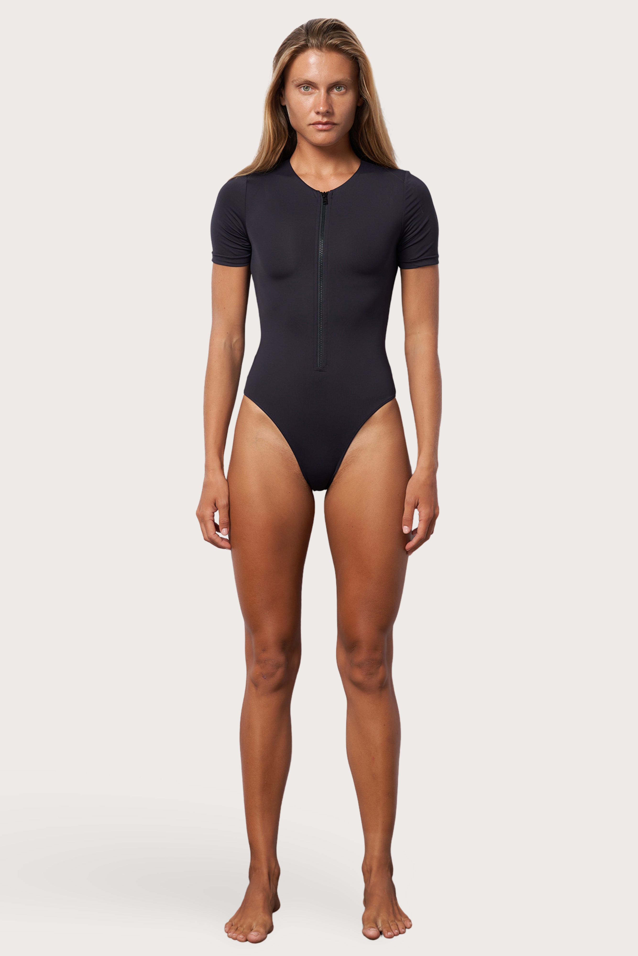 Surf Suit One Piece Swimsuit - Moonless Night